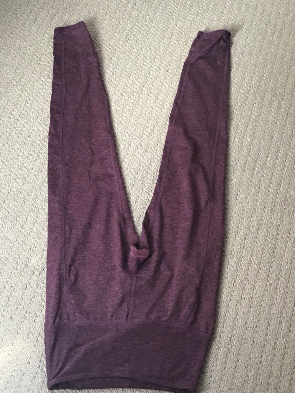 Kirkland Signature Kids Deep Plum Stretchy Leggings